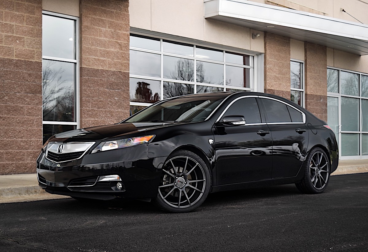 Acura TL with KMC Wheels KM709 FLUX